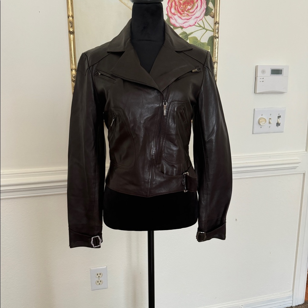 Christian Dior Leather Biker Jacket